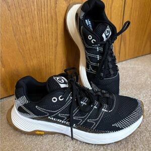 Merrell Men's Black and White Athletic Shoes
